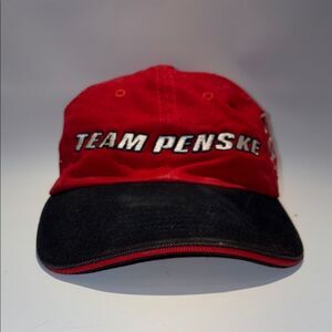 Red and Black Cap